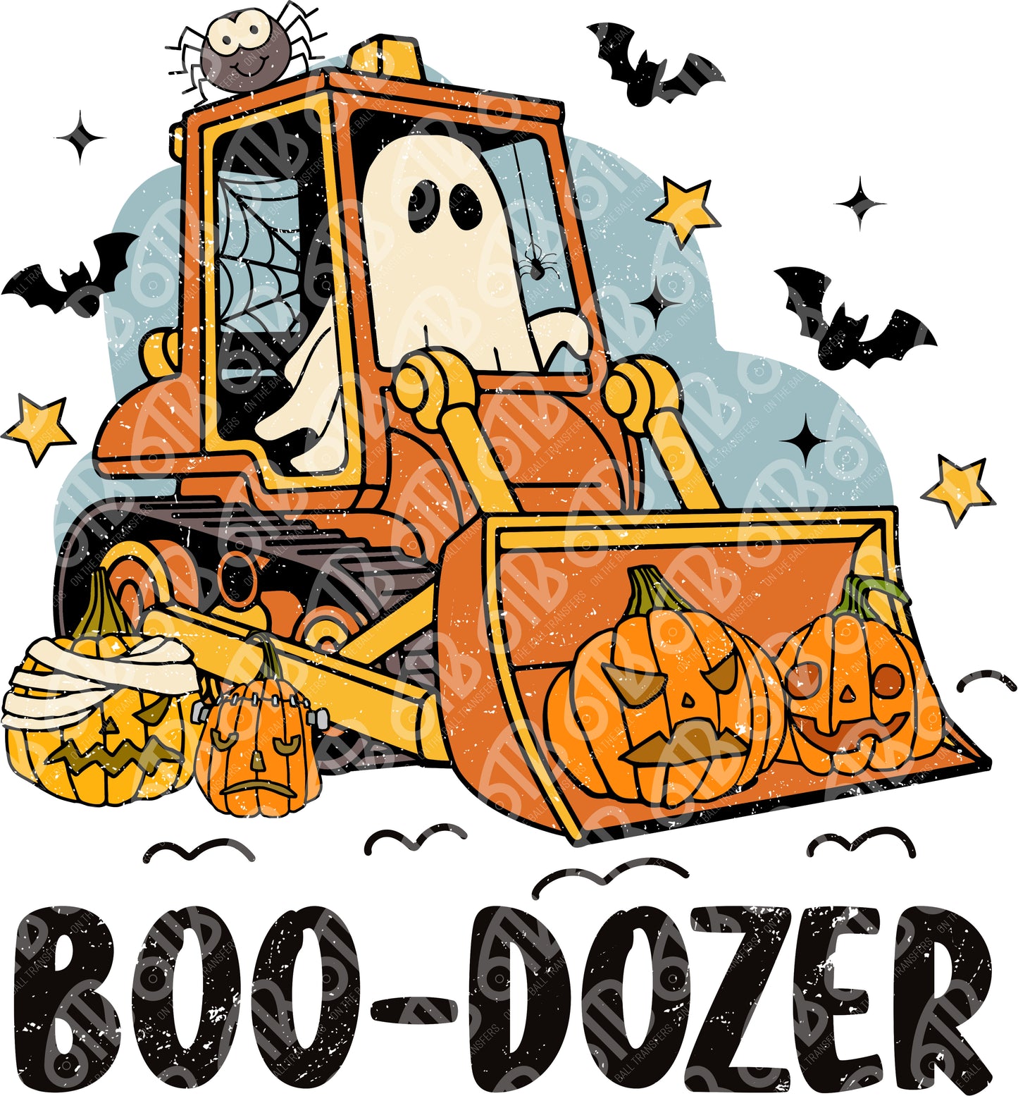 Boo Dozer DTF Transfer