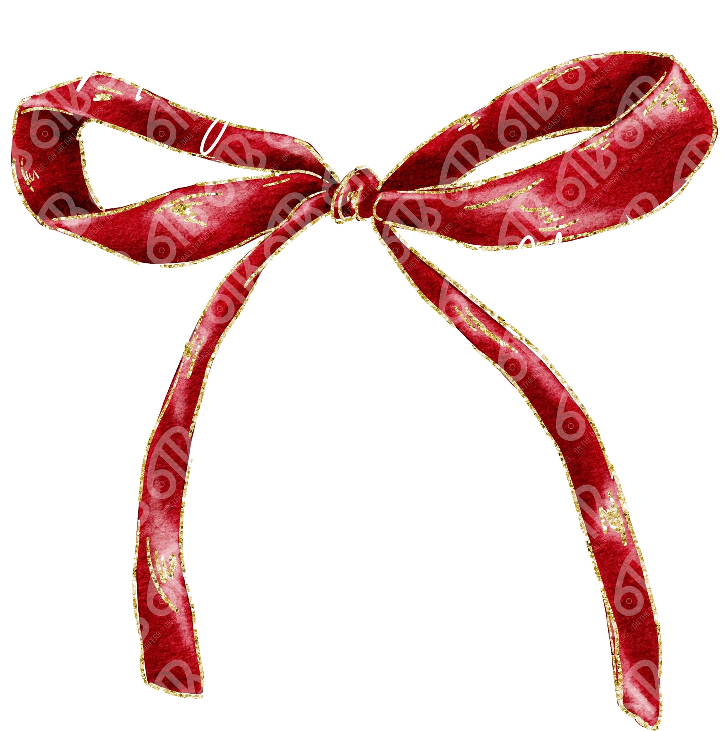 Merry Christmas Bow DTF Transfer