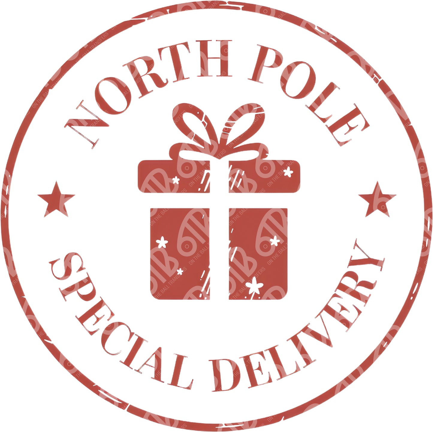 North Pole Special Delivery DTF Transfer