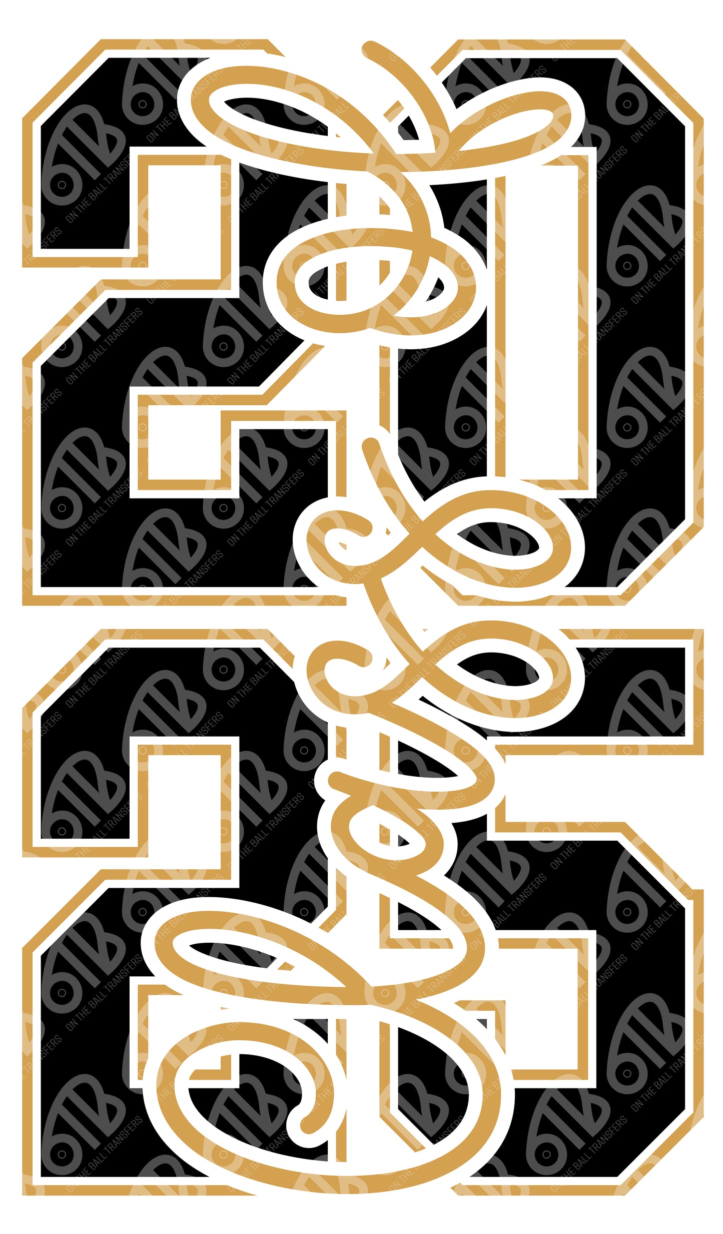 Class of 2025 Vertical DTF Transfer