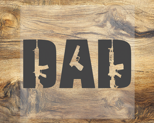 Dad 2nd amendment DTF Transfer