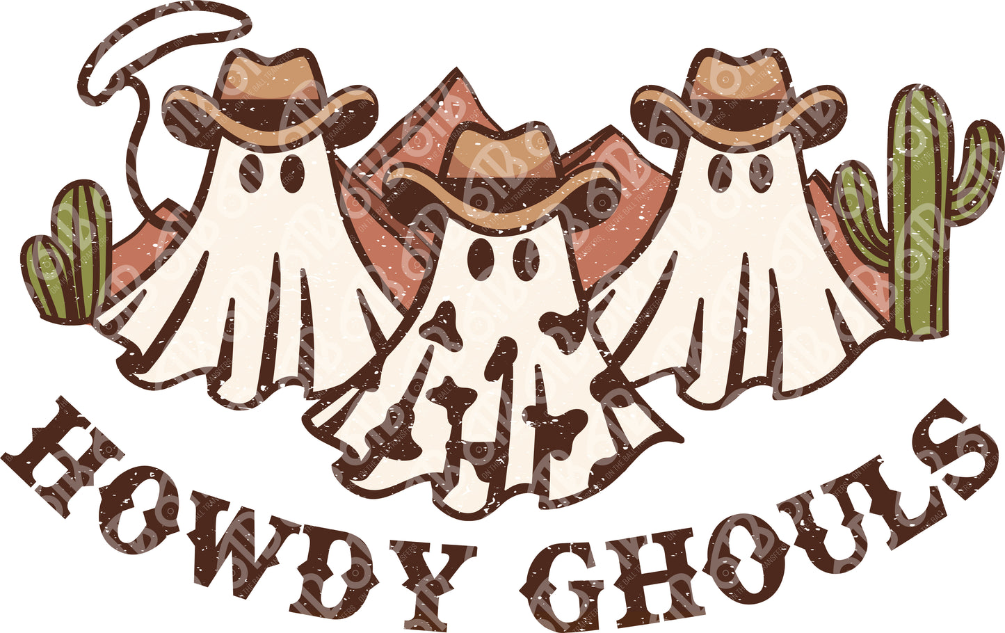 Howdy Ghouls DTF Transfer