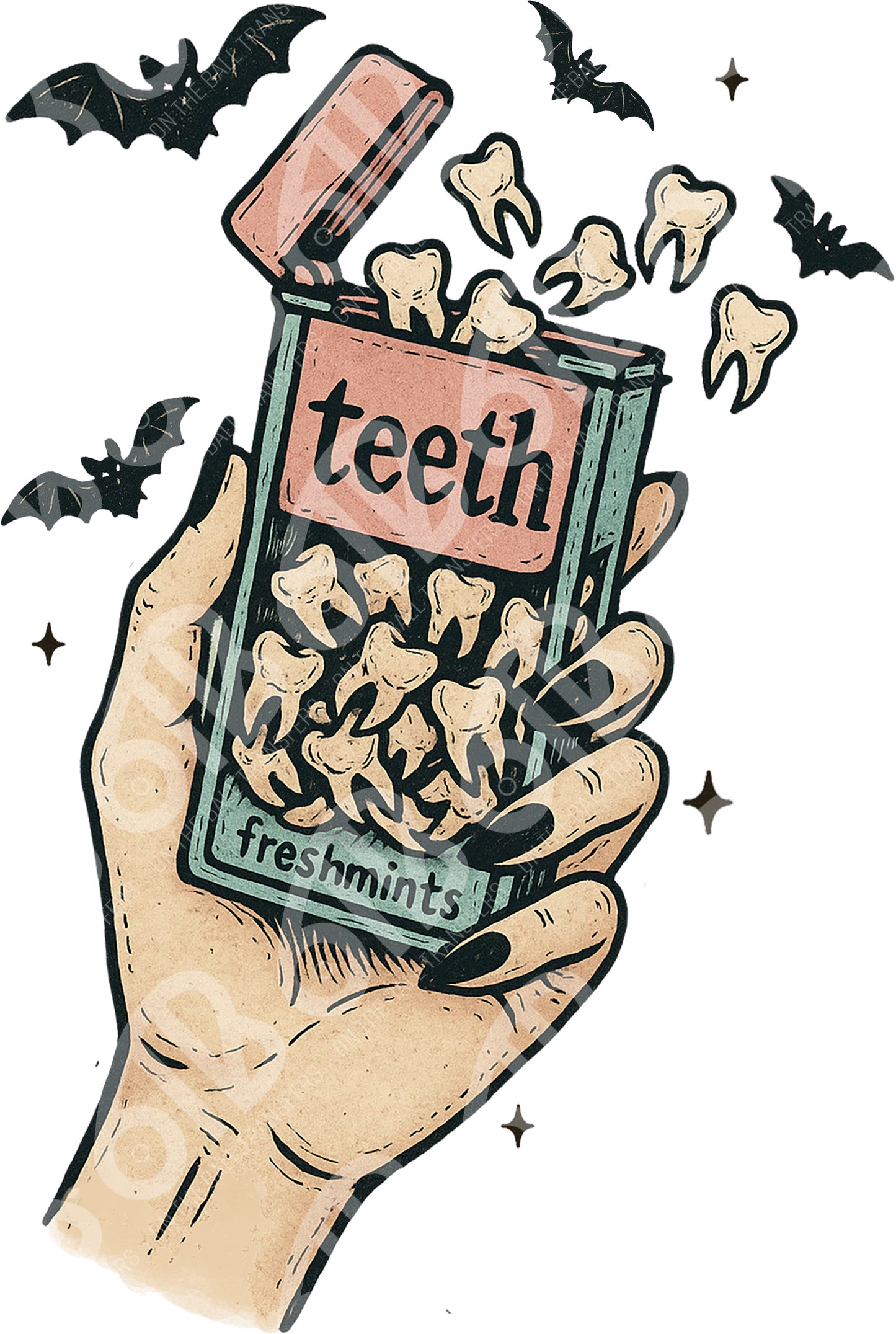 Halloween Teeth DTF Transfer