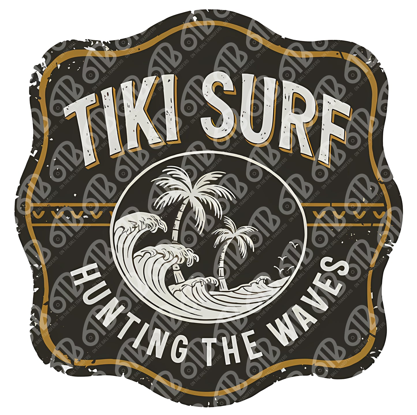 Tiki Surf DTF Transfer