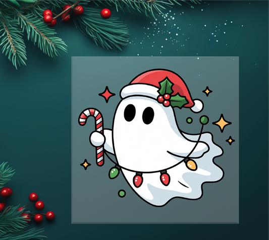 Christmas Ghost DTF Transfer