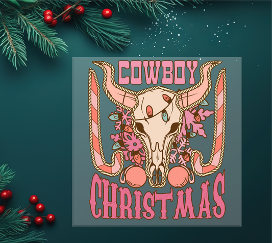 Cowboy Christmas DTF Transfer