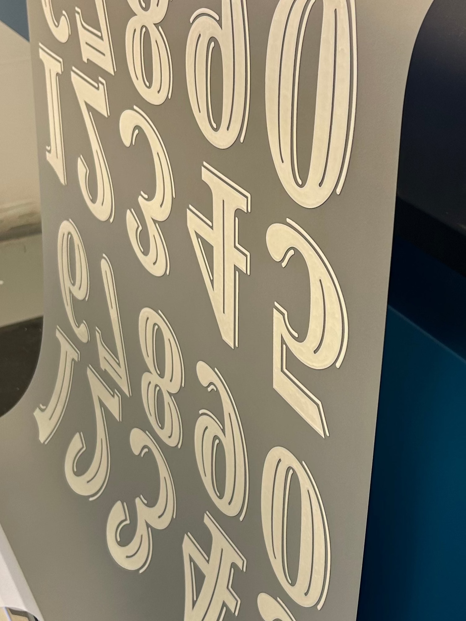 Number image for Custom Gang sheets , DTF Transfers, DTF Prints, image on printer