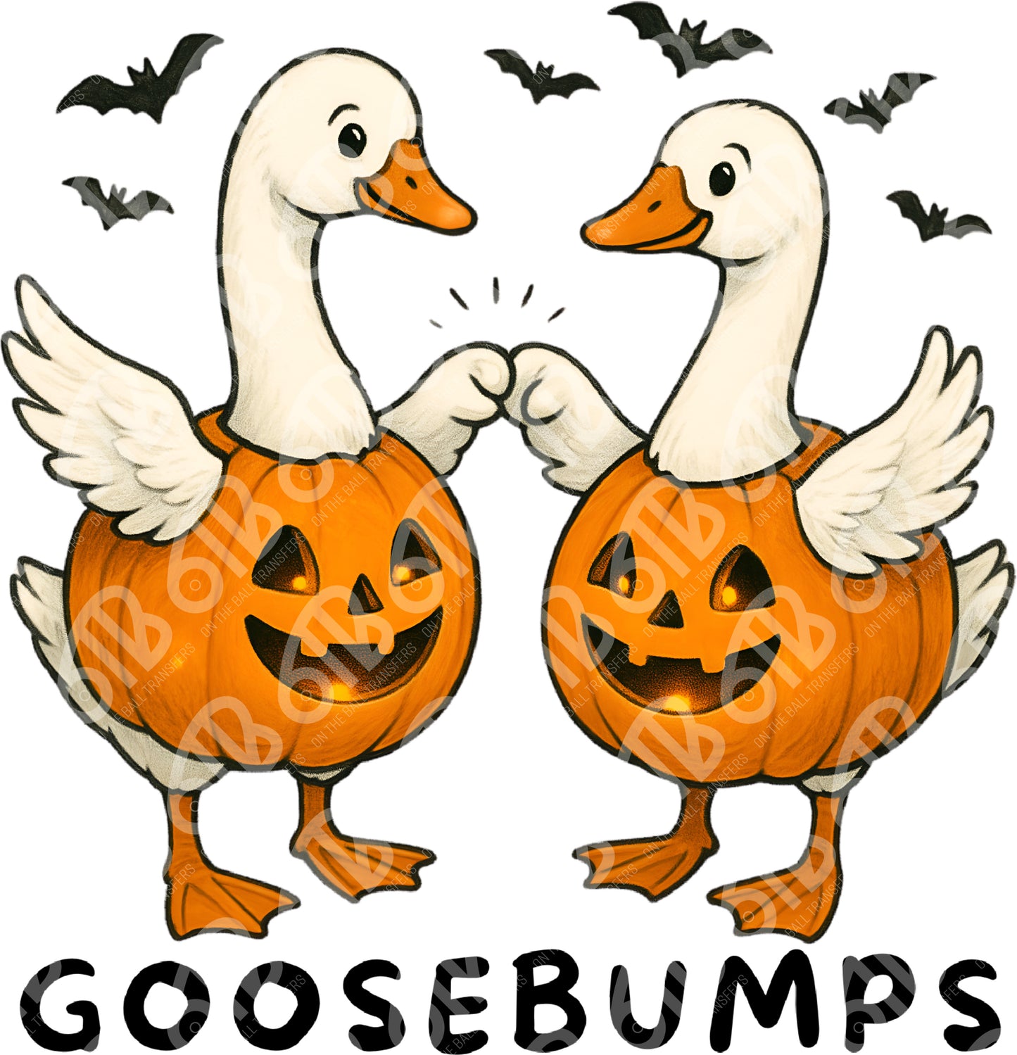 Goose Bumps Pumpkins DTF Transfer