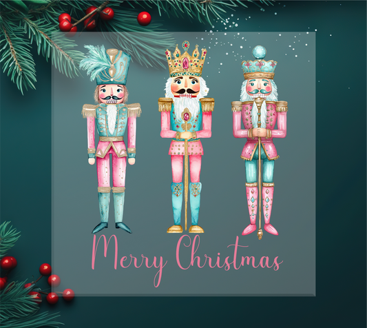 Preppy Pink Nutcrackers DTF Transfer