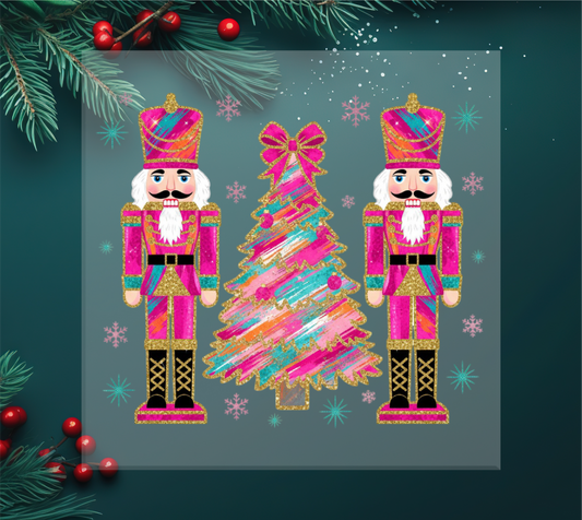 Pink Nutcrackers DTF Transfer