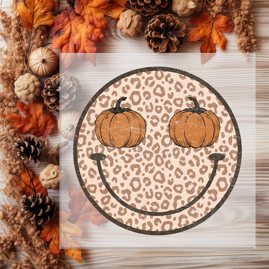 Pumpkin Smiley DTF Transfer