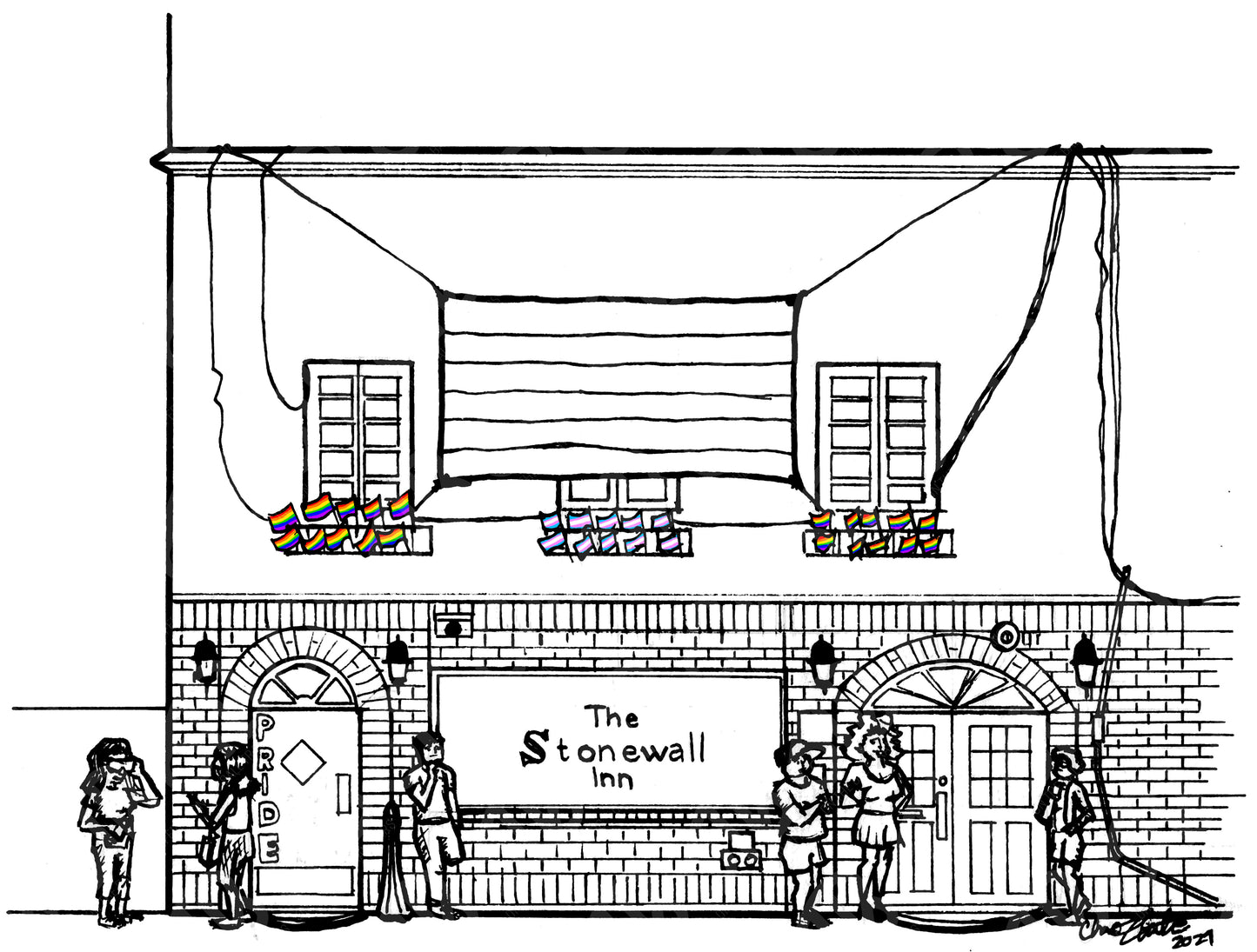 Stonewall Inn DTF Transfer