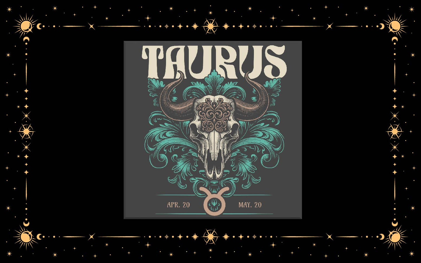 Taurus Skeleton DTF Transfer