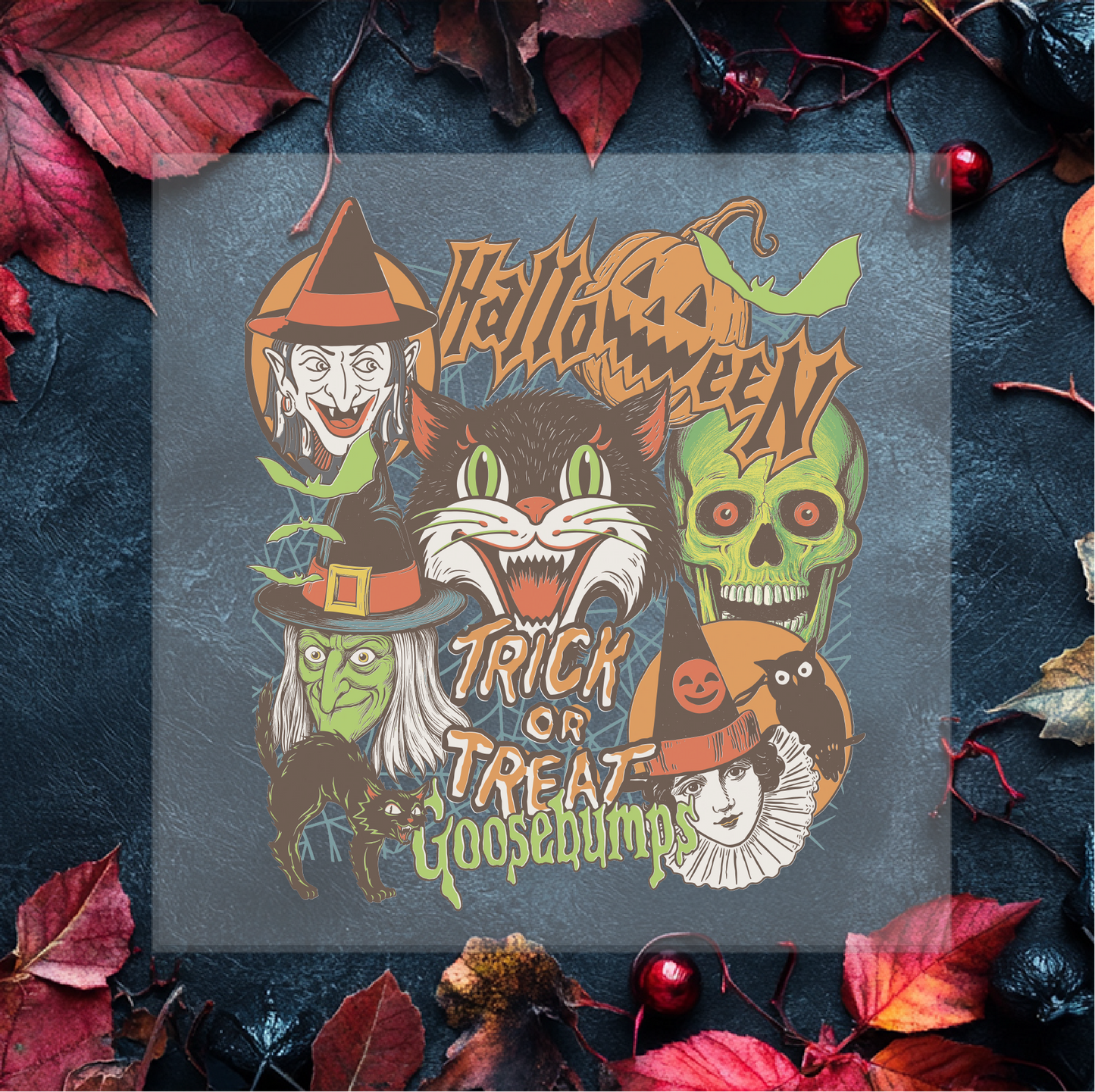 Vintage Halloween Collage DTF Transfer