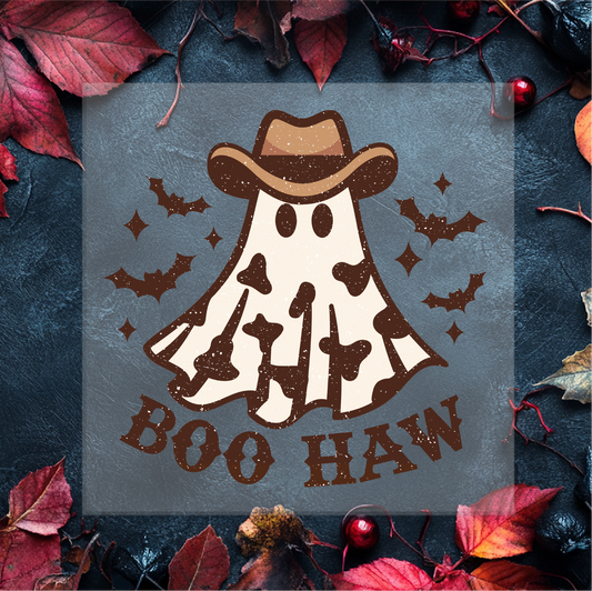 Boo Haw Cow Print DTF Transfer
