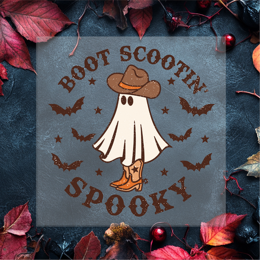 Boot Scootin' Spooky DTF Transfer
