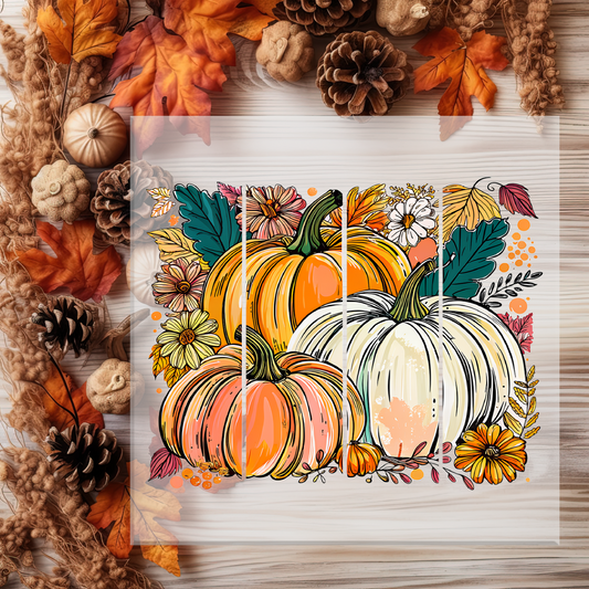 Pumpkin Brushstroke DTF Transfer