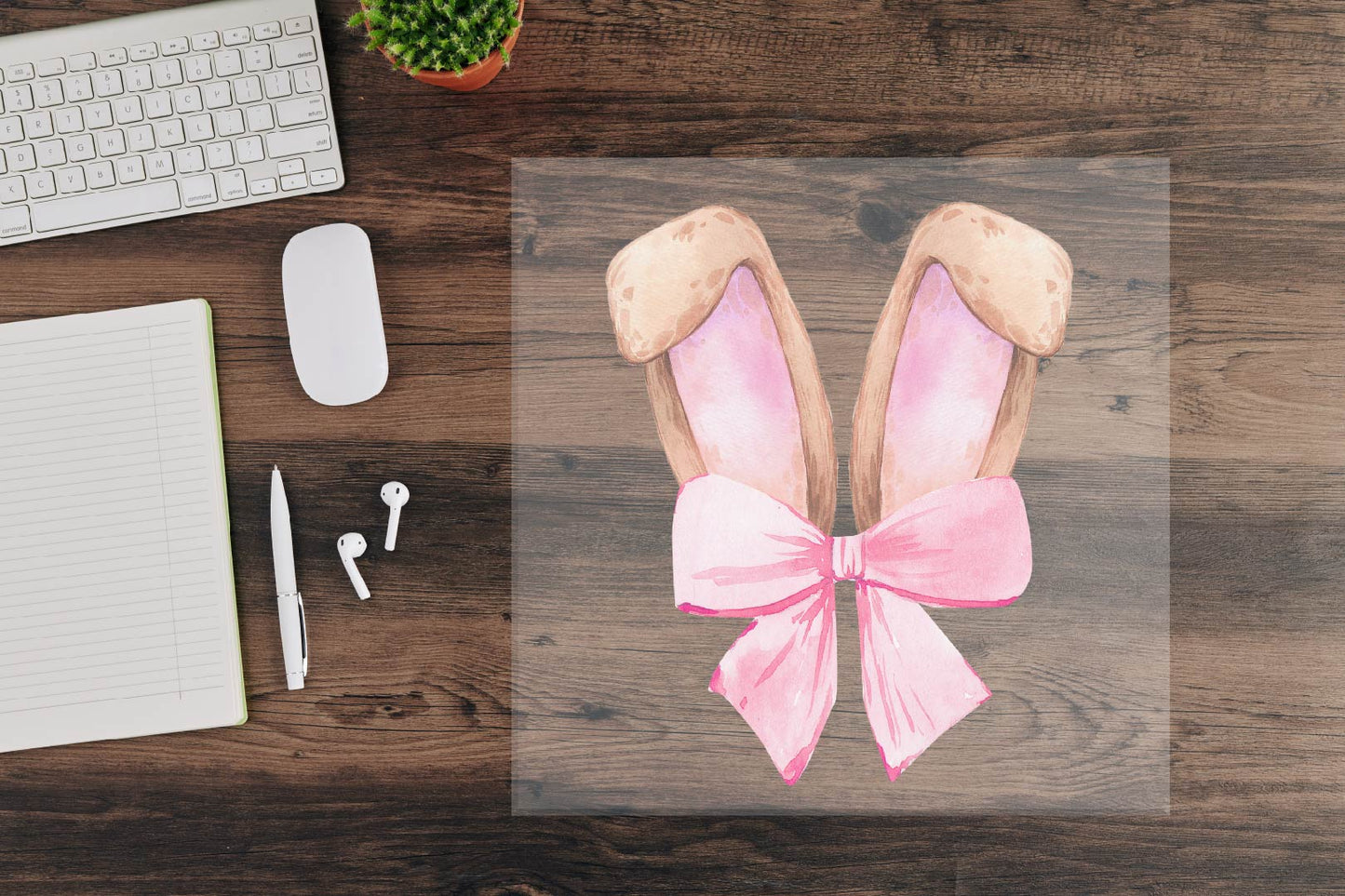 bunny coquette DTF Transfer , DTF Print , transfer mockup