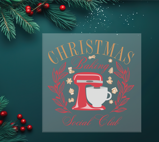 Christmas Baking DTF Transfer