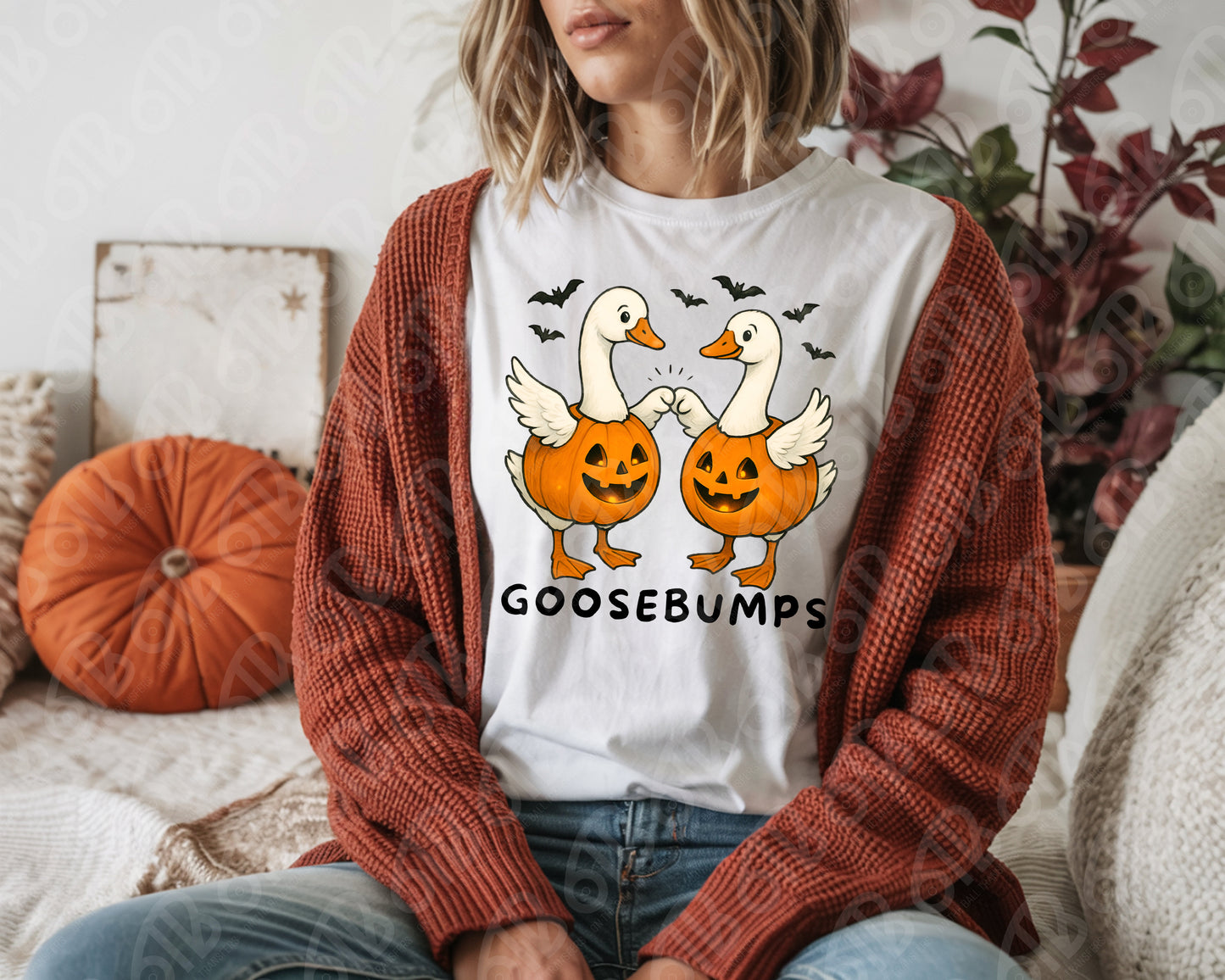 Goose Bumps Pumpkins DTF Transfer