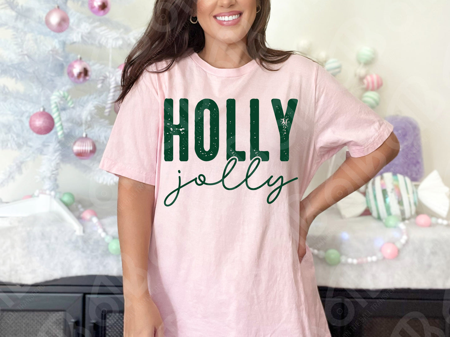 Holly Jolly DTF Transfer