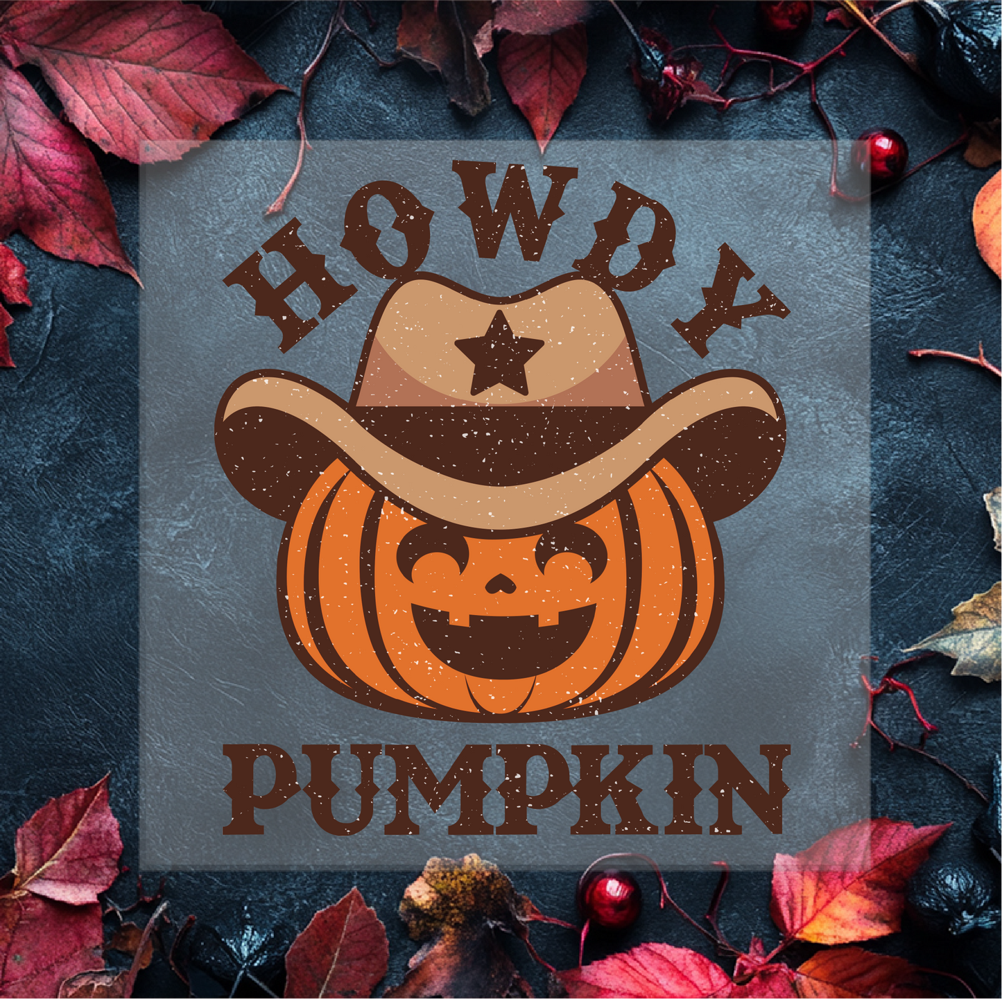 Howdy Pumpkin DTF Transfer