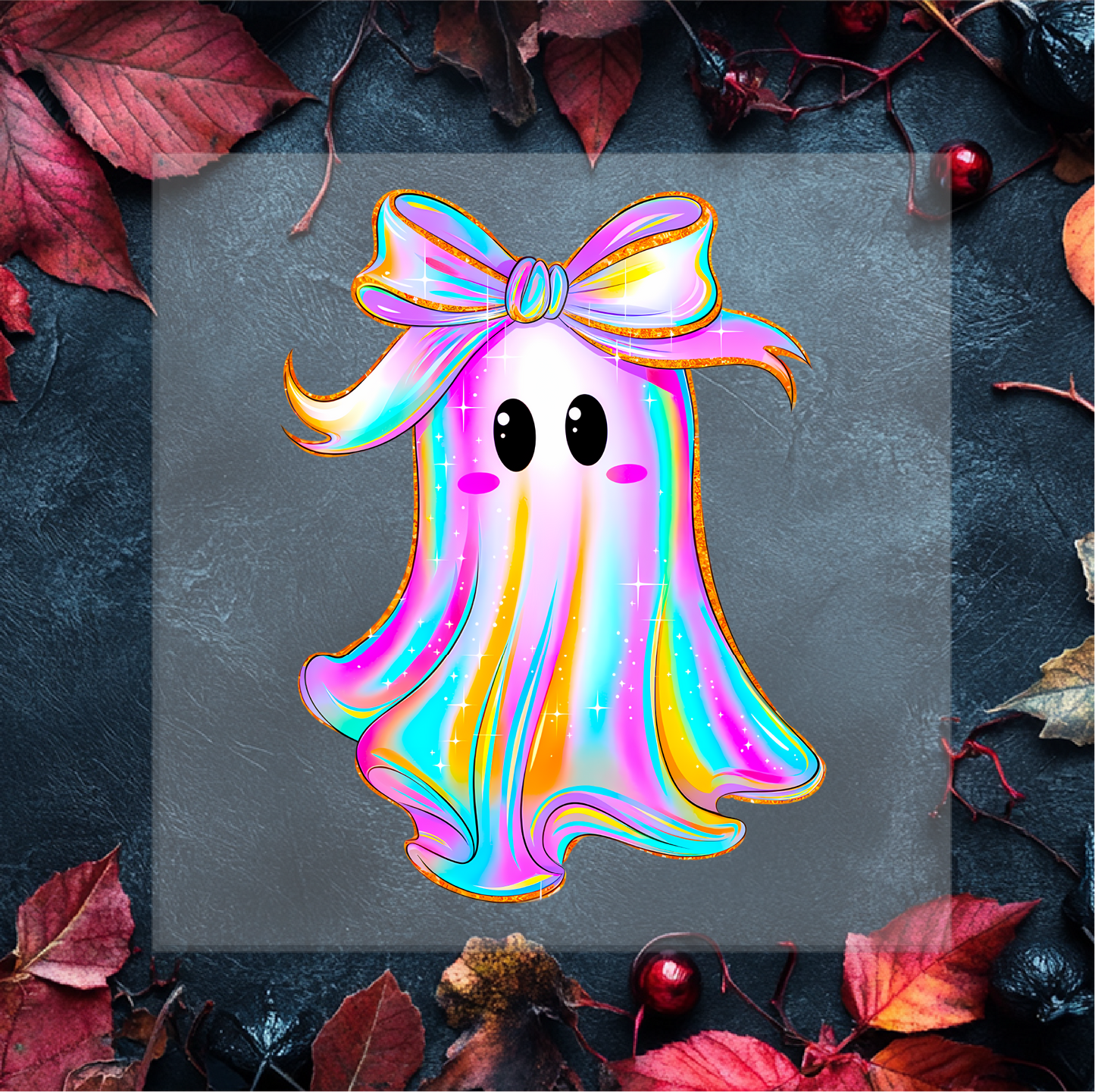 Iridescent Ghost DTF Transfer