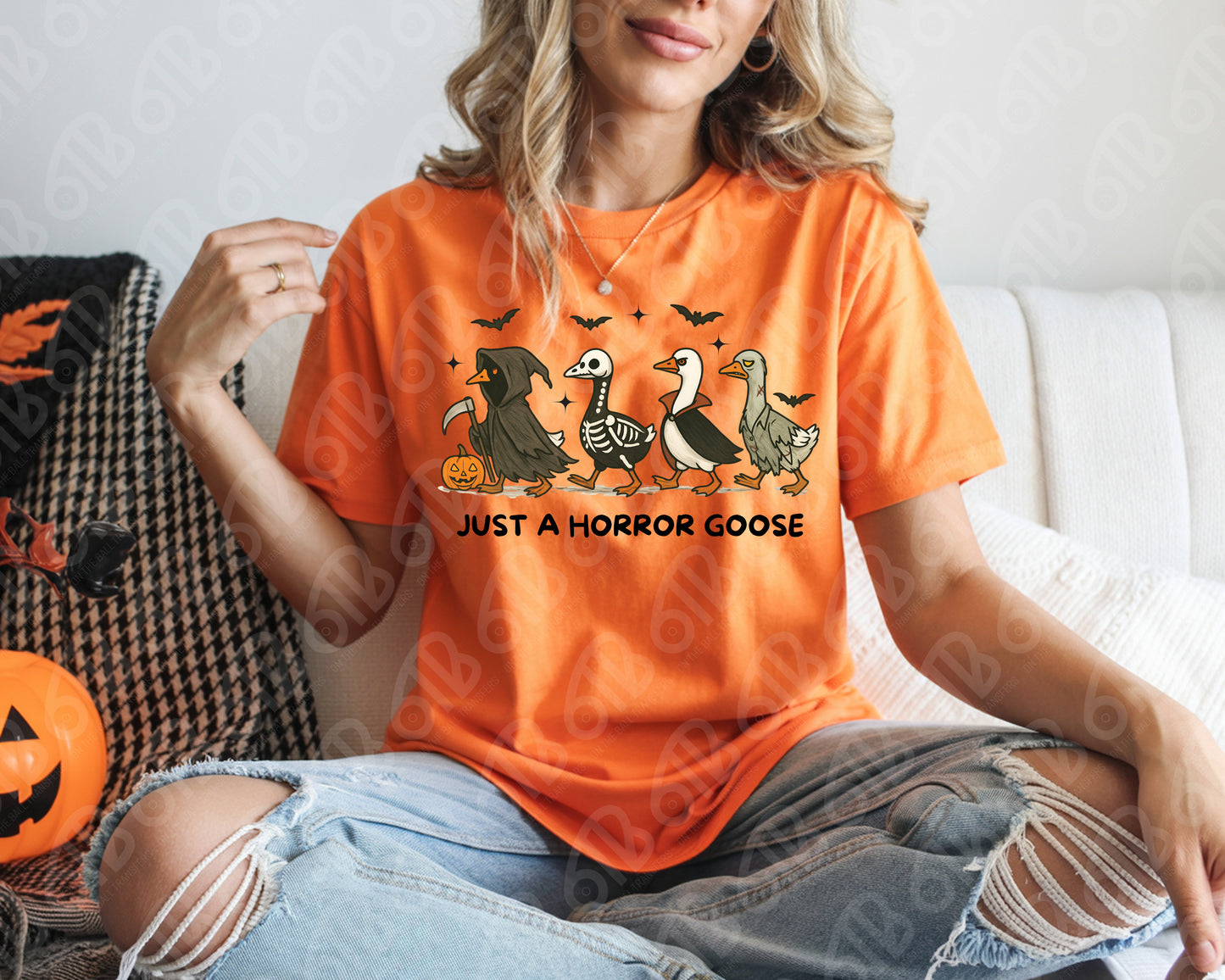 Just a Horror Goose DTF Transfer