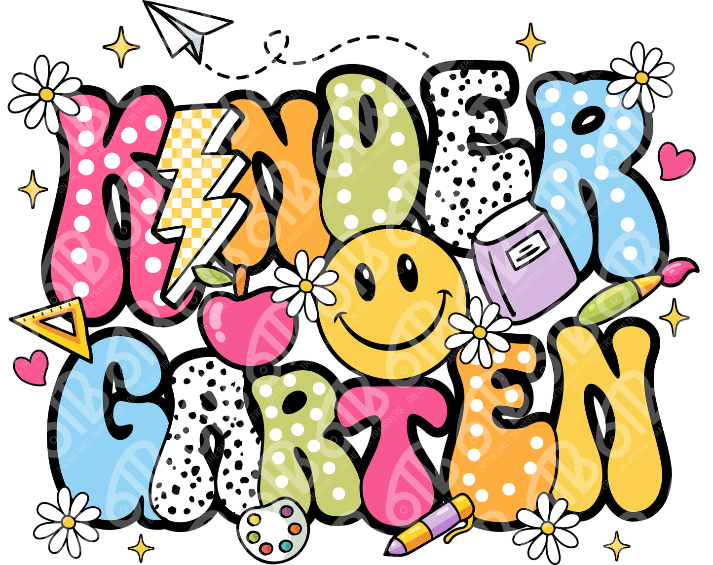 Retro Kindergarten DTF Transfer