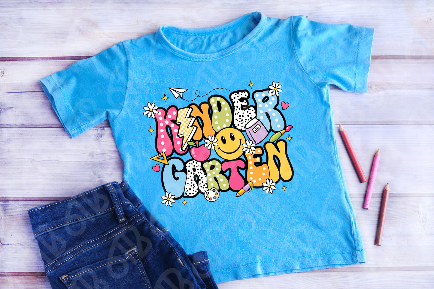Retro Kindergarten DTF Transfer