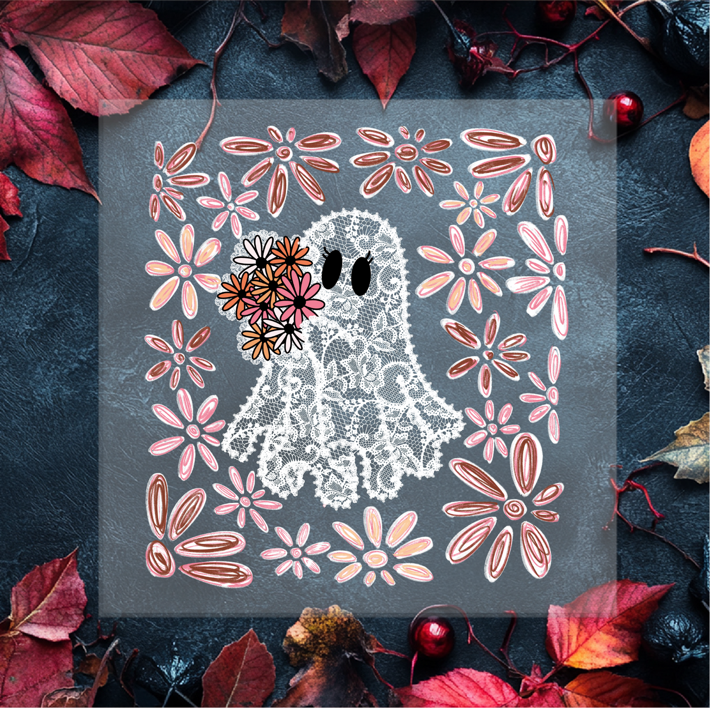 Lace Ghost DTF Transfer