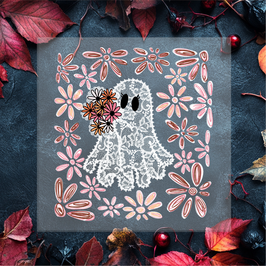 Lace Ghost DTF Transfer