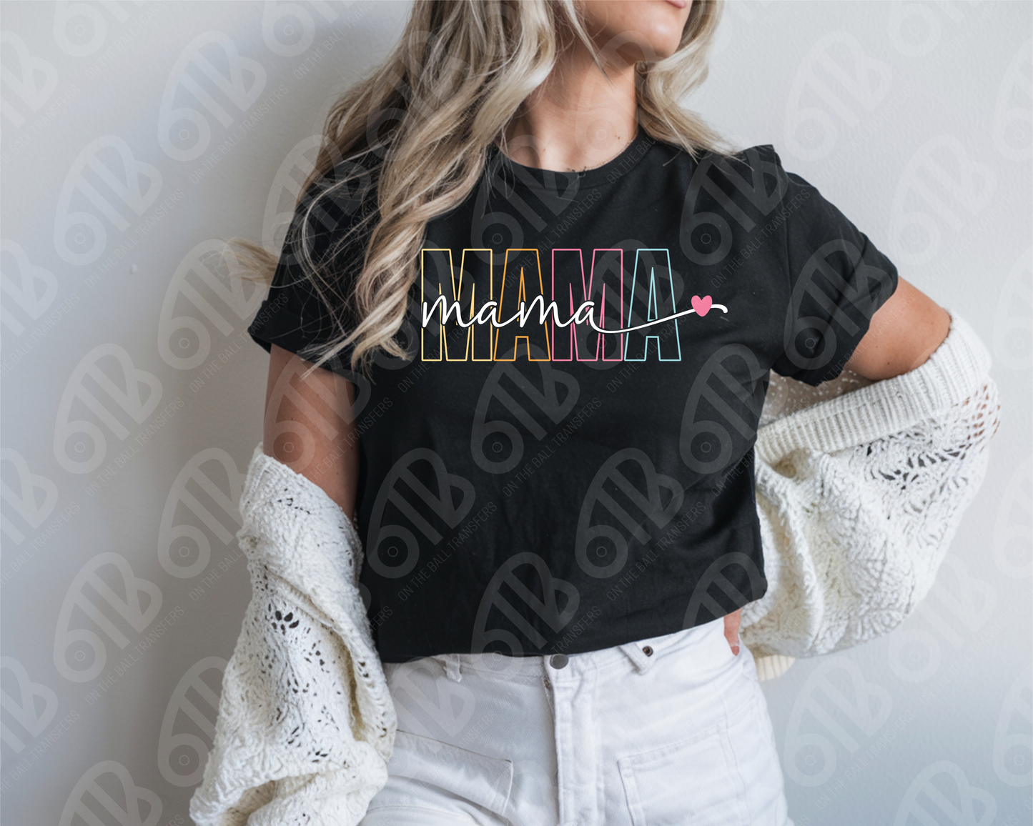 Mama Script DTF Transfer