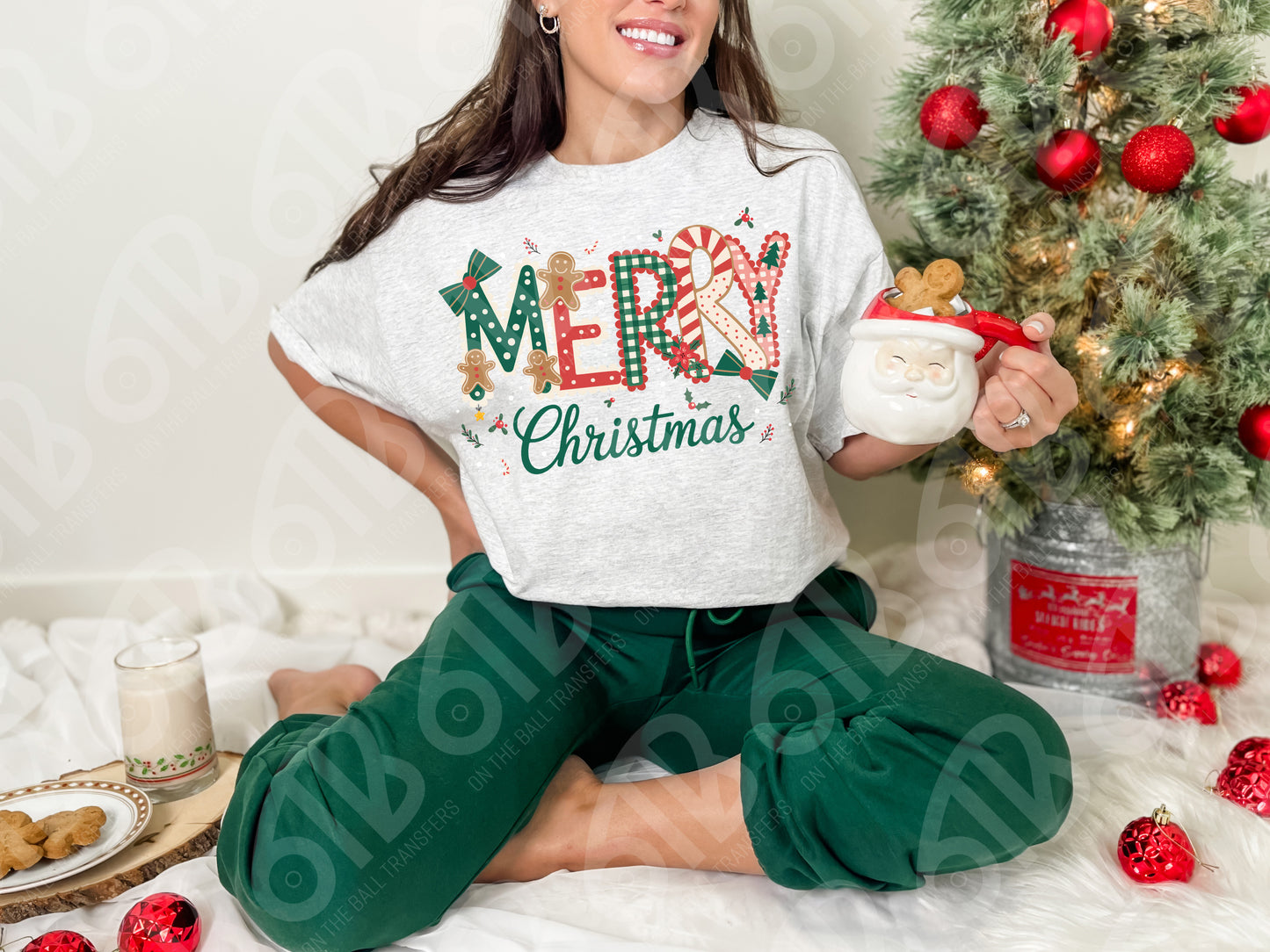 Merry Christmas Cookies DTF Transfer
