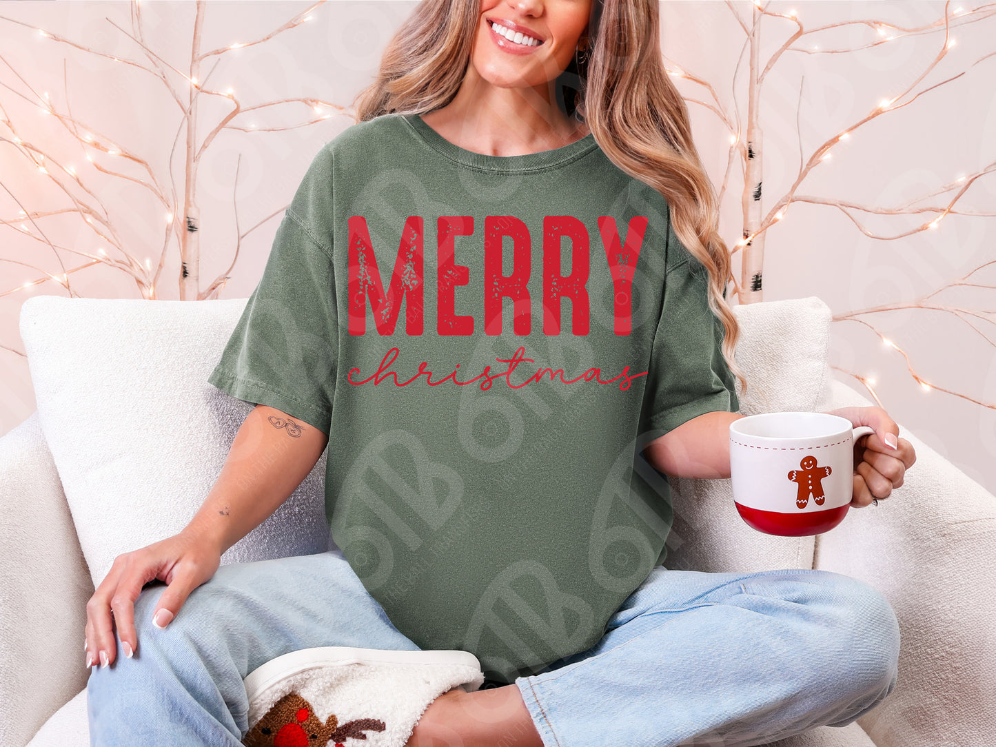 Merry Christmas DTF Transfer