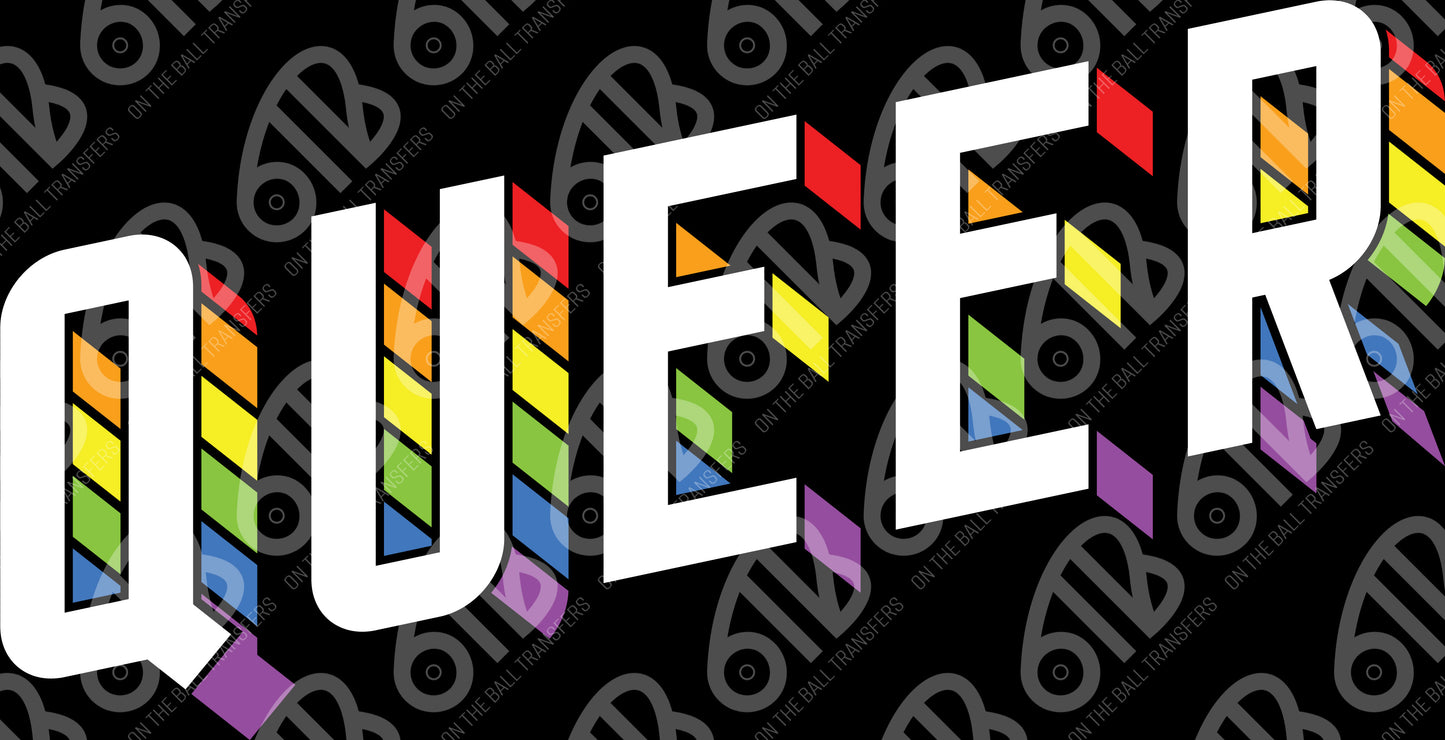 Queer Lettering DTF Transfer