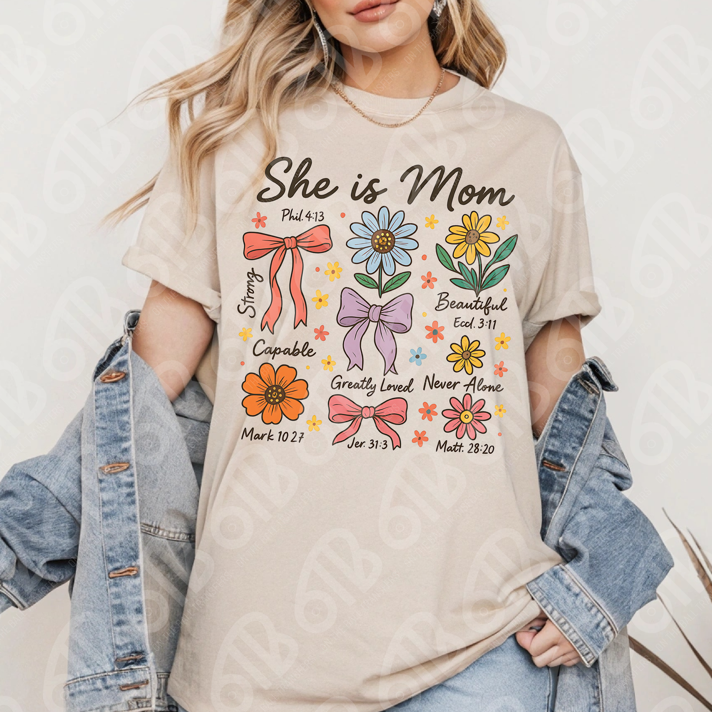 She is Mom DTF Transfer