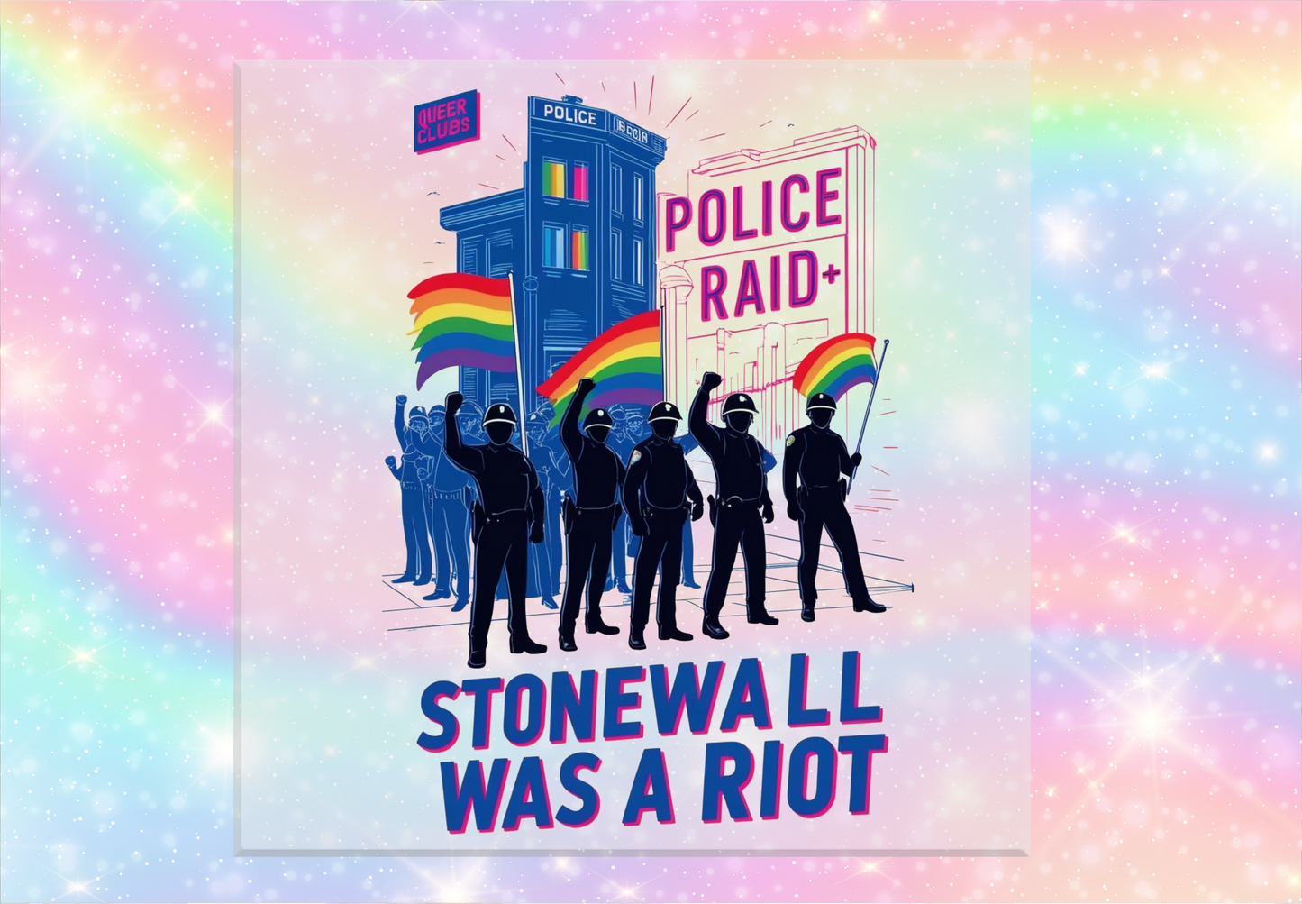 Stonewall Police Raid DTF Transfer