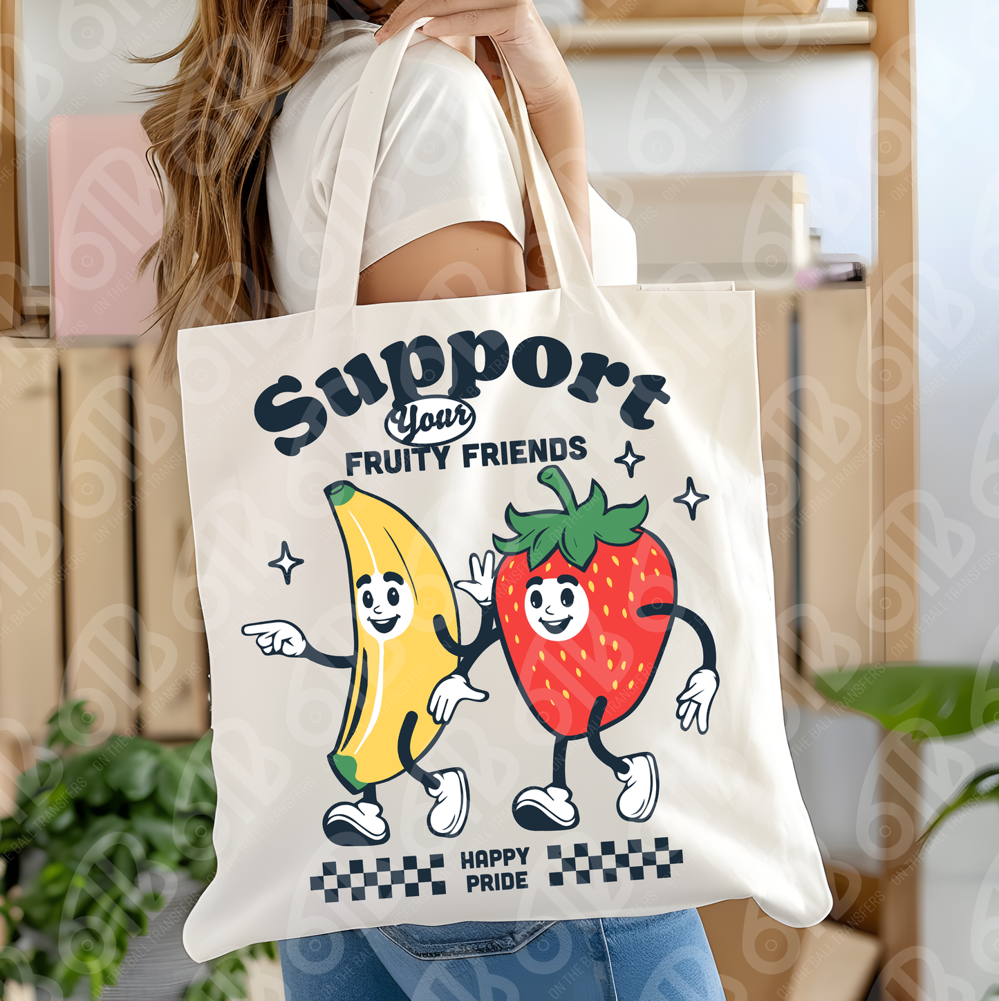 Support Your Fruity Friends DTF Transfer