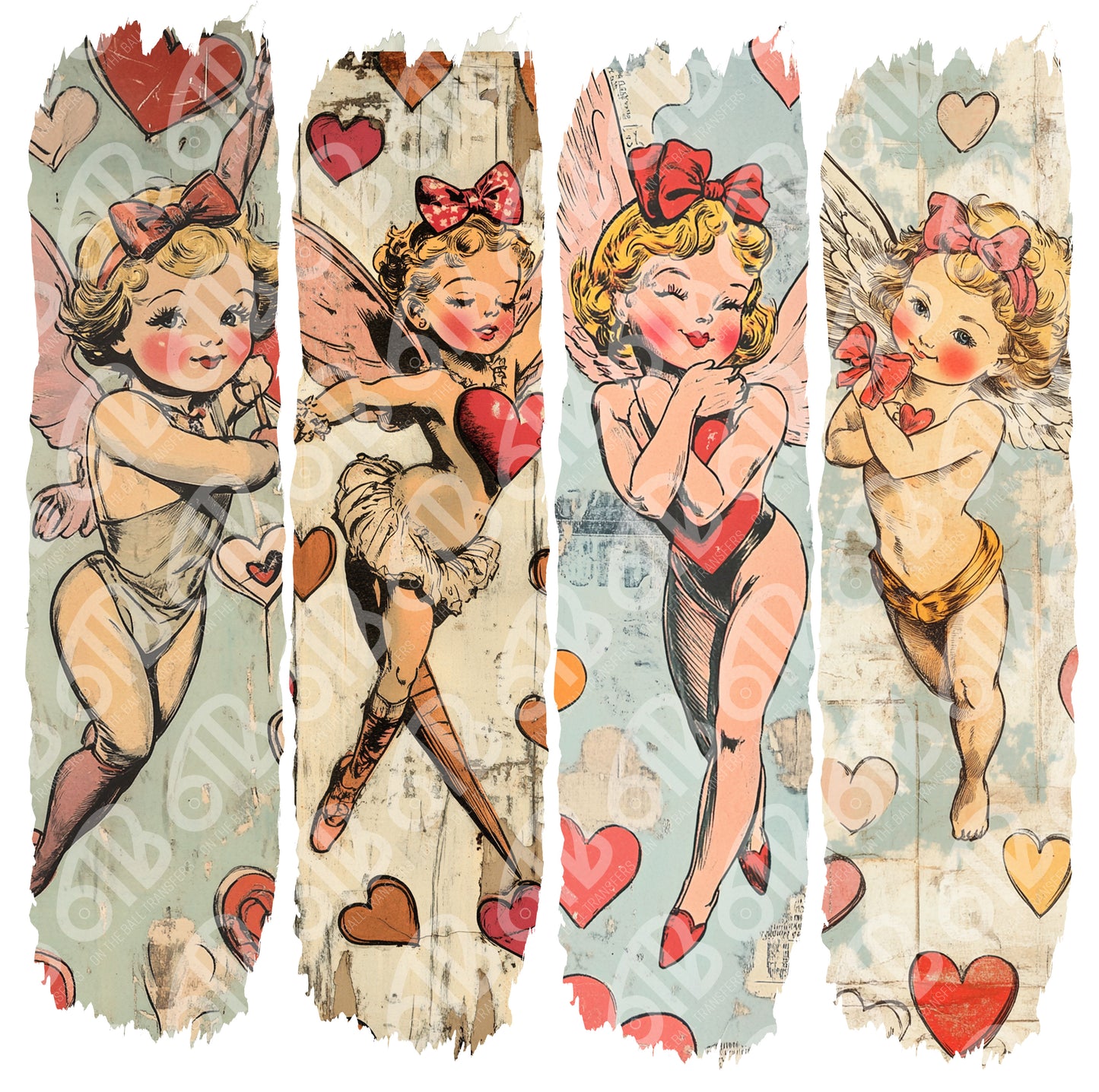 Vintage Cupid DTF Transfer