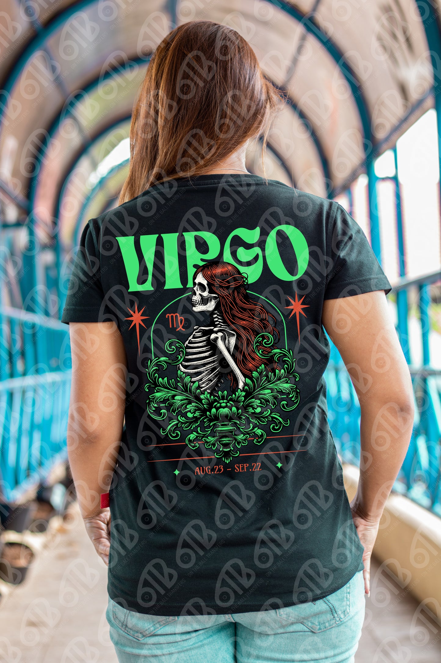 Virgo Skeleton DTF Transfer