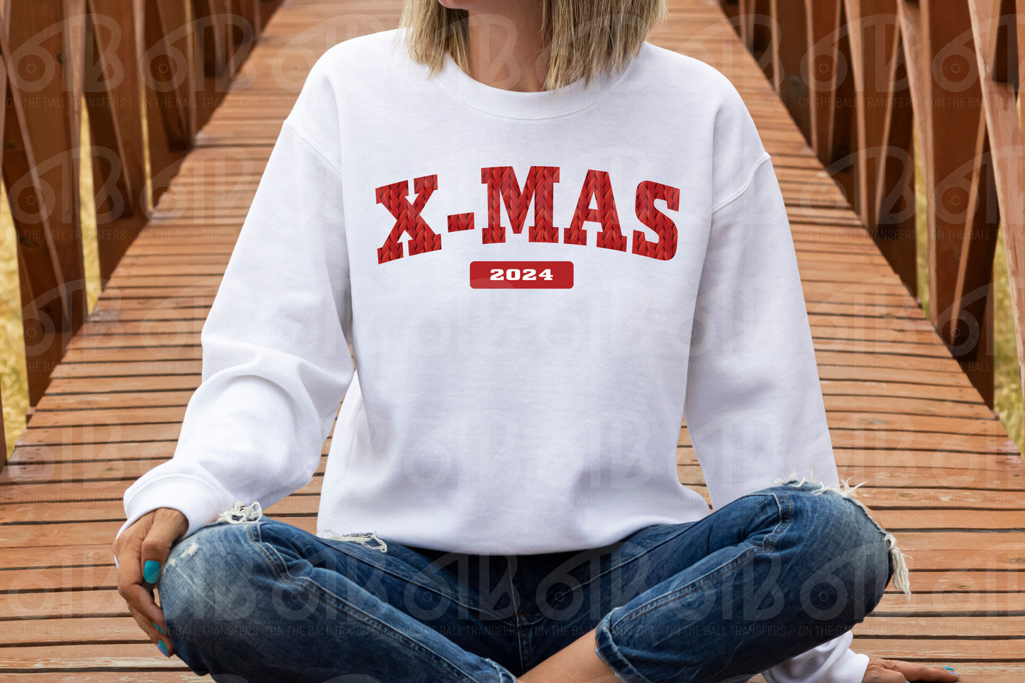 Knit X-Mas DTF Transfer