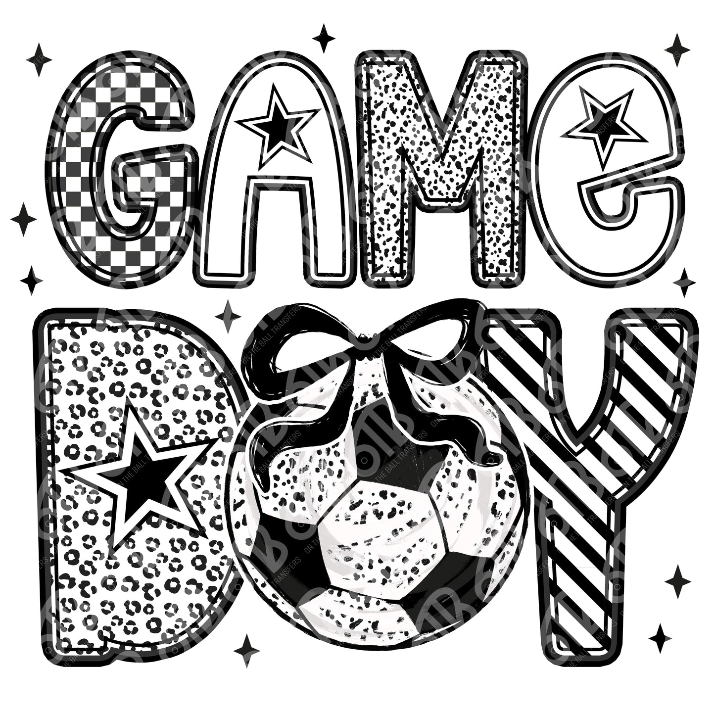 Game Day Soccer DTF Transfer