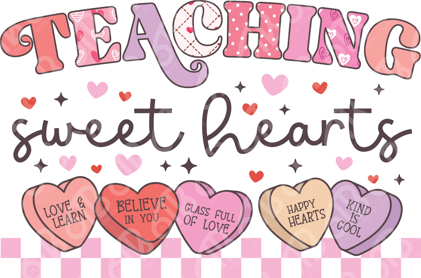 Teaching Sweethearts DTF Transfer