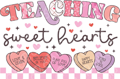 Teaching Sweethearts DTF Transfer