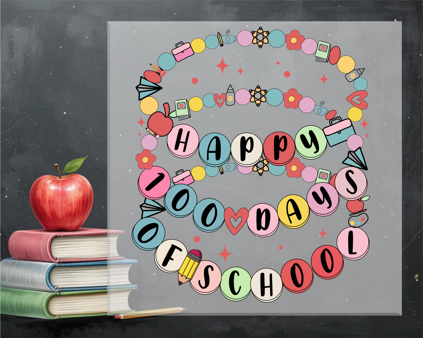 100 Days Friendship Bracelets DTF Transfer