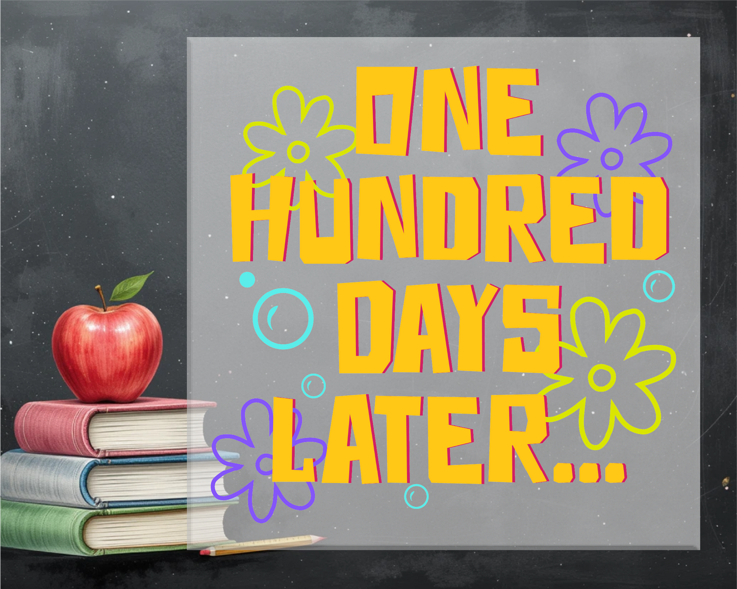 100 Days Later DTF Transfer