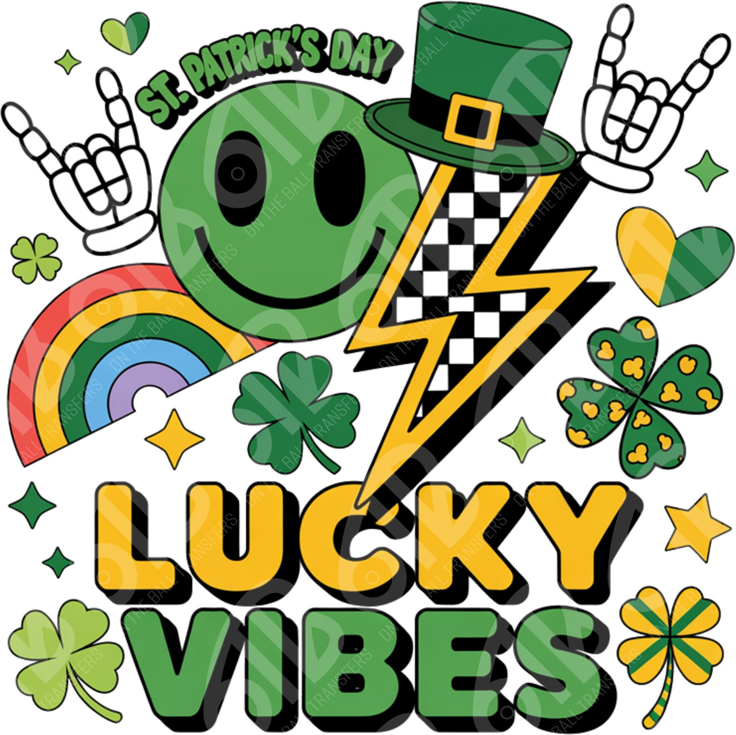 Lucky Vibes DTF Transfer