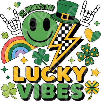 Lucky Vibes DTF Transfer