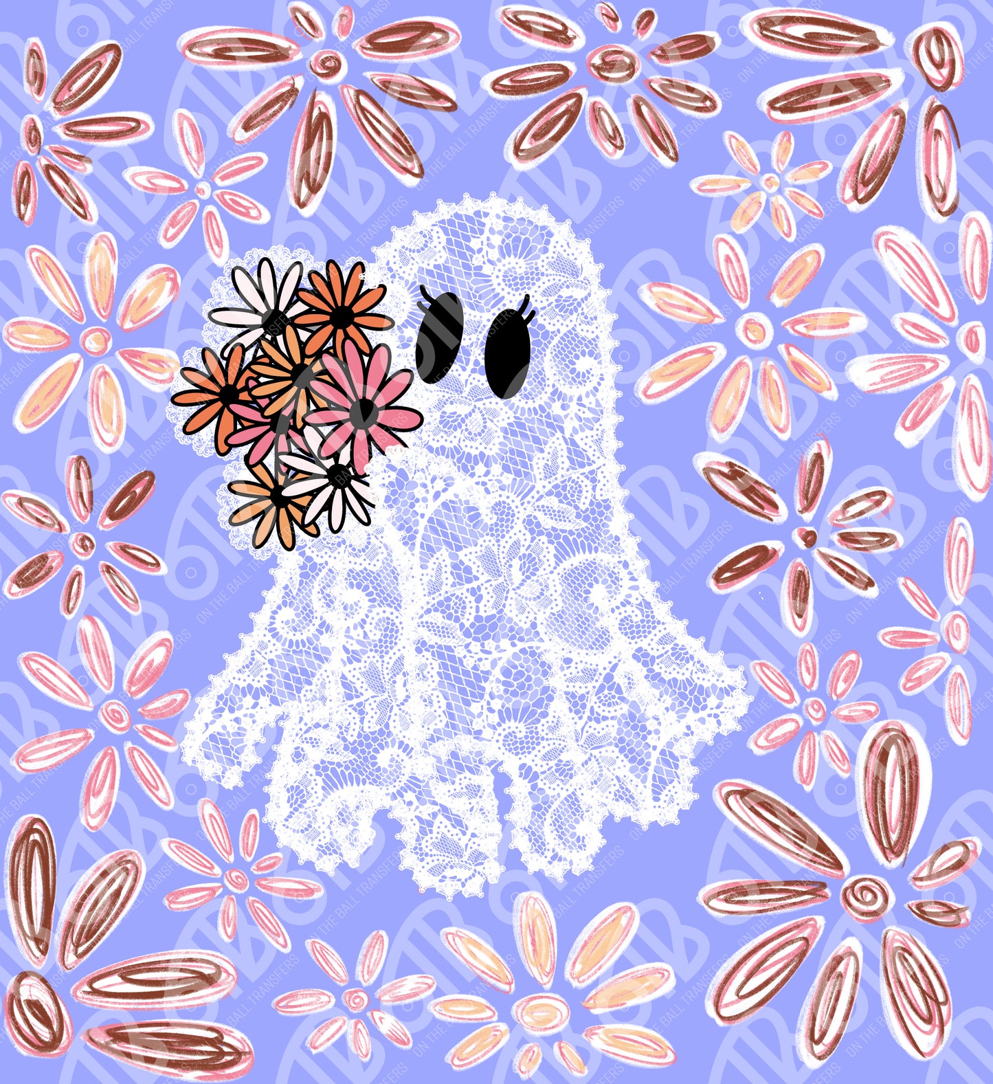Lace Ghost DTF Transfer